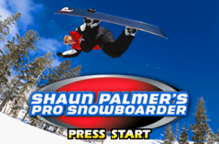 Shaun Palmer's Pro Snowboarder Title Screen